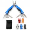 Mini-Multitool-Zange, 10 in 1 Kombinationszange mit Taschenmesser. Inkl. Etui