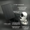 Tuya/Smart Life Camera op zonne-energie ~ Wifi ip bewakingscamera met zonnepaneel