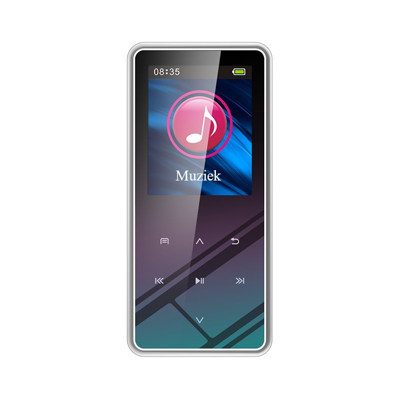 Mp3 Speler & Voice Recorder in 1. Met Bluetooth, Radio en 8, 16 of 32GB geheugen