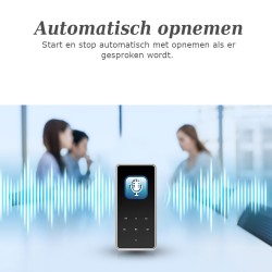 Mp3 Player & Voice Recorder in 1. mit Bluetooth, Radio und 8, 16 oder 32GB Speicher