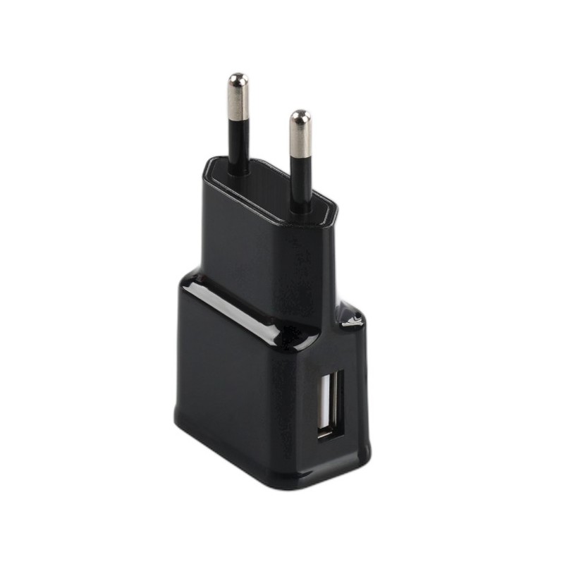 Chargeur/adaptateur USB UE Noir 5V 2A