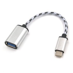 USB-C Male naar USB-A 3.0 Female OTG kabel/adapter