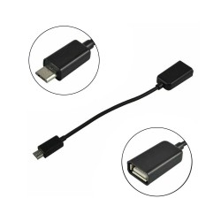 Adaptateur Micro-USB Mâle vers USB-A Femelle - OTG