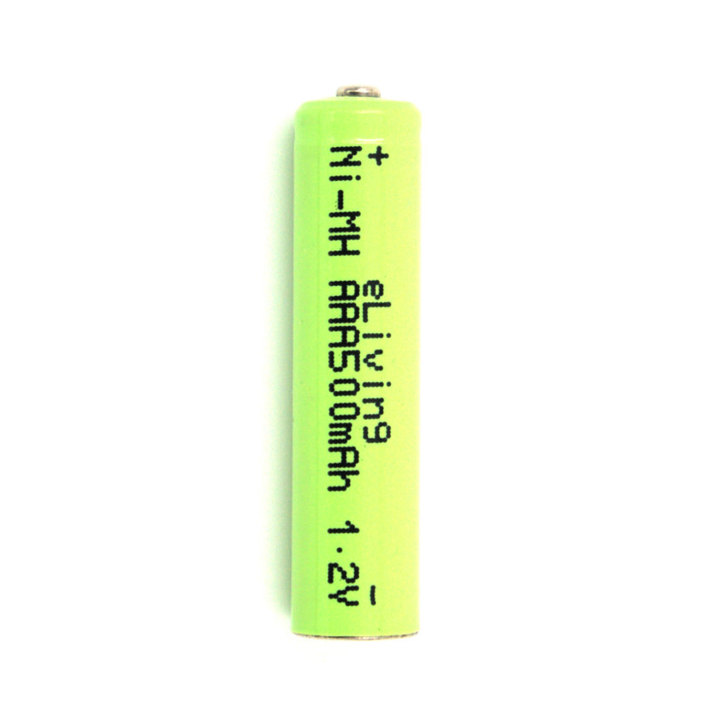 Wiederaufladbare AAA-Batterie. 1,2 V 500 mAh