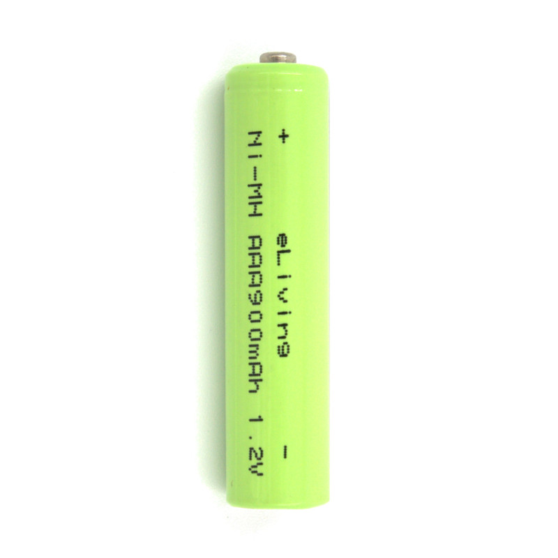 4 wiederaufladbare AAA-Batterien. NiMH 1,2 V 900 mAh.