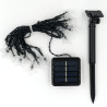 Guirlande lumineuse de Noël LED étoiles à énergie solaire, 3 mètres. blanc chaud