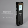 Sprachrekorder mit MicroSD-Kartensteckplatz