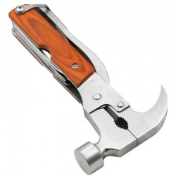 Multitool-zakmes met hamer en combinatietang