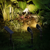 Solar Tuinlampen - Tuinverlichting op zonne-energie - Set van 2 Prikspots