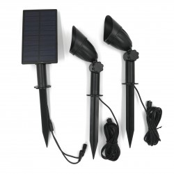 Solar Tuinlampen - Tuinverlichting op zonne-energie - Set van 2 Prikspots