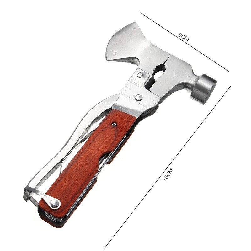 Multitool - Taschenmesser mit Hammer, Axt und Kombizange