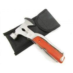 Multitool - Couteau de poche avec marteau, hache et pinces combinées