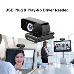 SriHome FullHD Webcam - Caméra USB 1080P