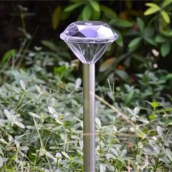 Solar Priklamp, diamantvormig tuinlampje op zonne-energie