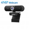 4MP Webcam met extreem hoge resolutie! - Met Microfoon en Privacy Cover (optioneel)