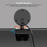 Grand angle 110° 1080P FullHD Webcam USB Caméra avec microphone et protection de la vie privée (en option)