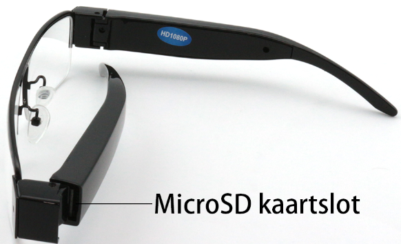MicroSD Slot Spy Camera Bril